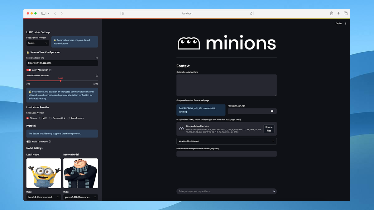secure minions demo